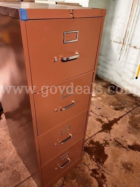 Four drawer file cabinet