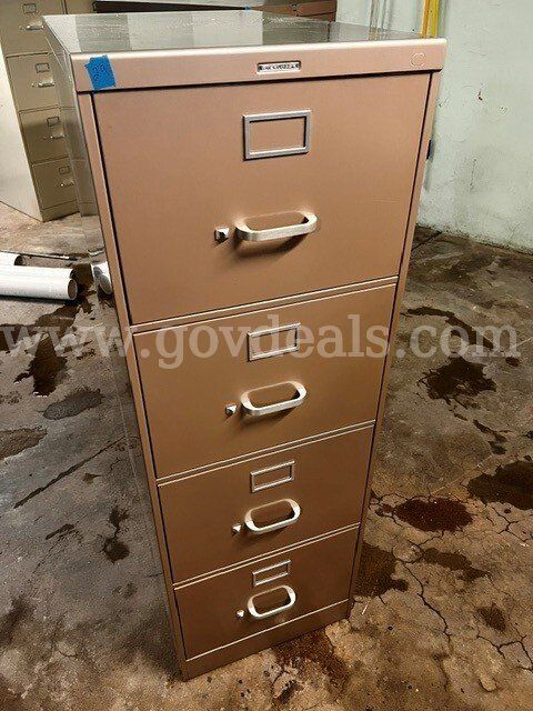 Four drawer file cabinet