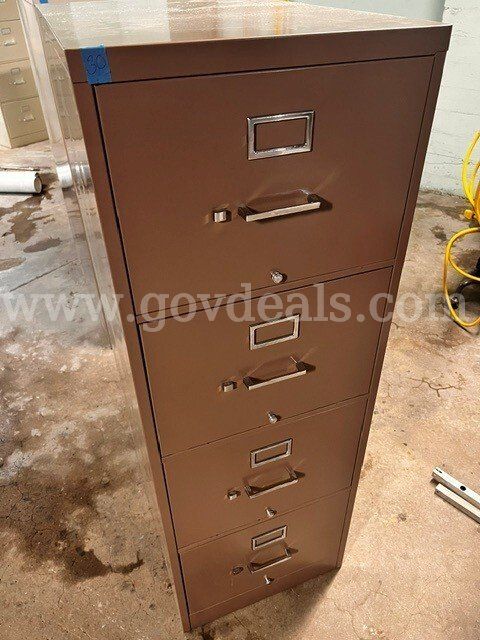 Four drawer file cabinet