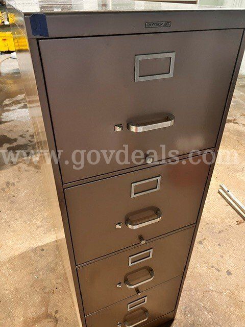 Four drawer file cabinet