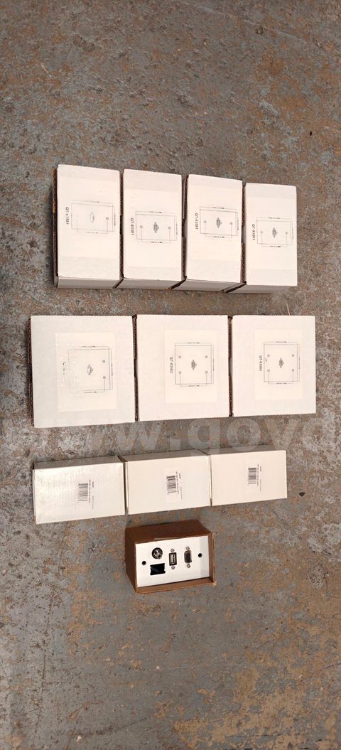 A/V Wallplates NIB (Qty. 11) (Various configurations, see description)