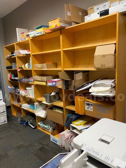 Large shelving unit