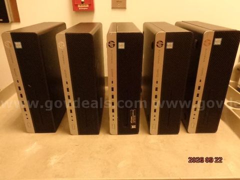 Lot 3 Hp Elitedesk 800 G3 Ssf/Hp Elitedesk 800 G4 Ssf