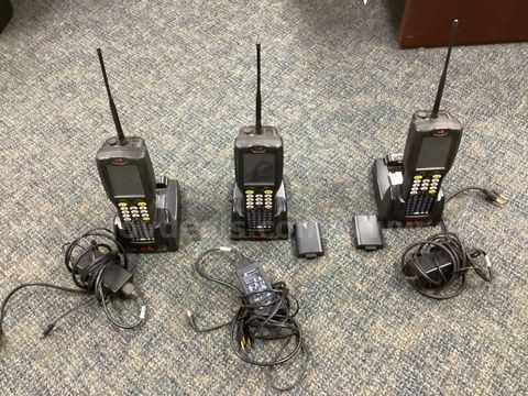 3 Used Itron Fc300 Handheld Mobile Reading Devices
