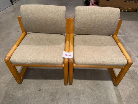 Armless Guest Chairs, Set of 2