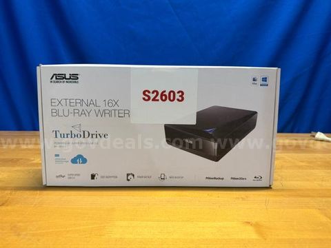 New In Box ASUS External Blu-Ray Writer