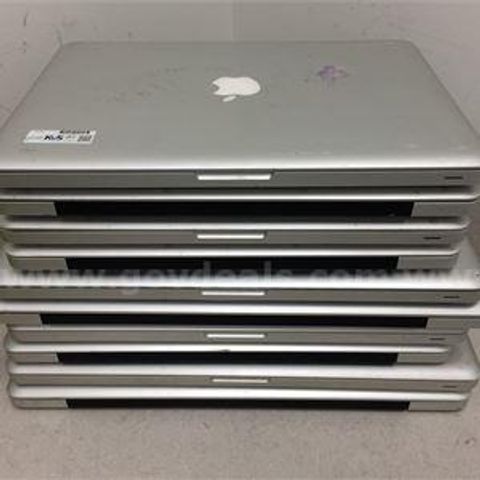 Lot of 10 Apple MacBooks, 2 2012's, 3 2011's, 2 2010's, 3 2009's