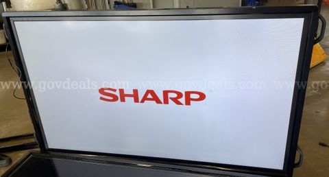 Sharp 70" Interactive TVs - Qty of 2 in Lot
