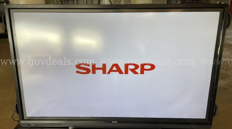 SHARP 70" Interactive TVs (QTY OF 2 in LOT)