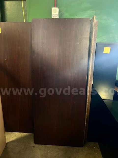 Wood-Laminate Office Credenza Desk