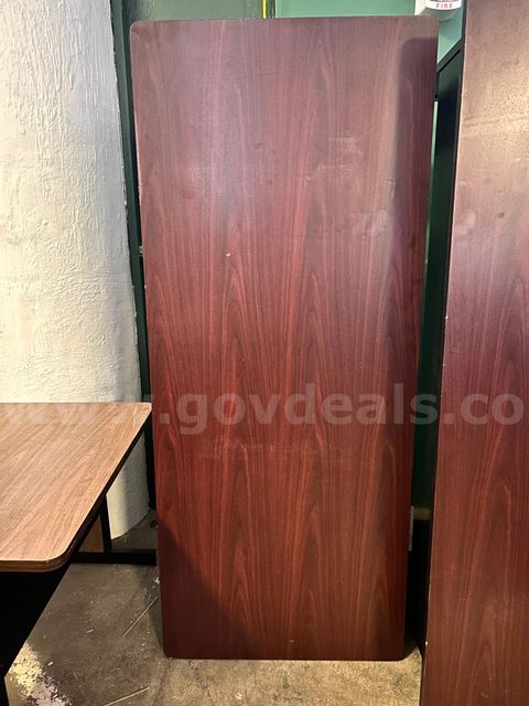 Wood-Laminate Office Credenza Desk
