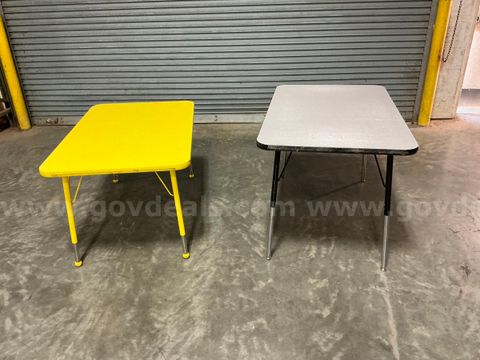 Tables 48"D x 30"W x Adj Hght Qty 2