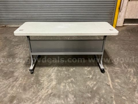 Folding / Rolling Table 60"D x 24"W x 29"H