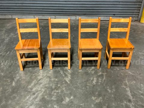 Wood Chairs Seat Height 13" Qty 4