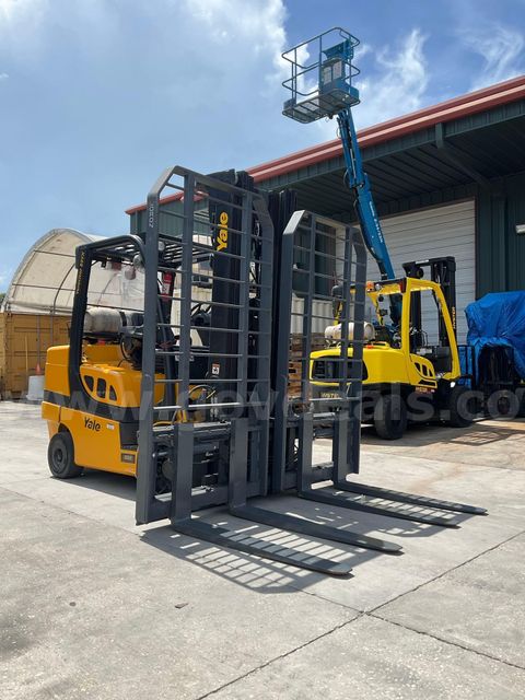 2020 Yale Forklift W/ Loron Multi Pallet Handler Attachment, Lp Powered 6,000lbs