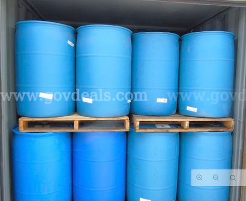 Sixty-five (65) new 55-gallon blue poly drums, reported to be in good working condition.