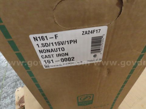 submersible pump (inspection/pickup by appointment only - 24 hour notice)