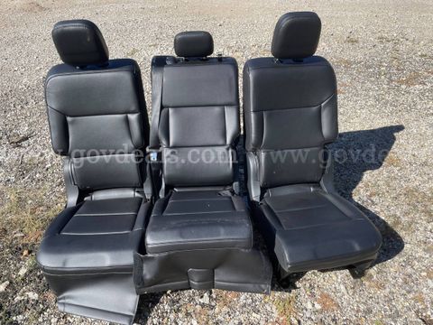 2025/2026 Ford Police Interceptor Rear Seats- Black