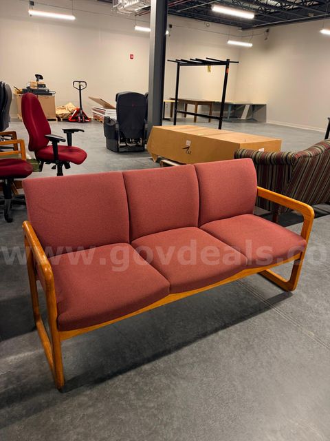 3 Seat Sofa w/ Wood Frame