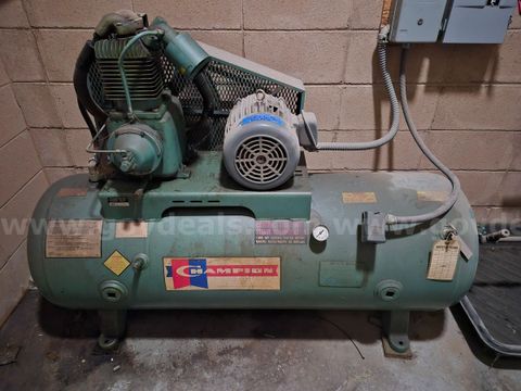 Champion Industrial Air Compressor 5HP Motor wired for 230/460 Volts