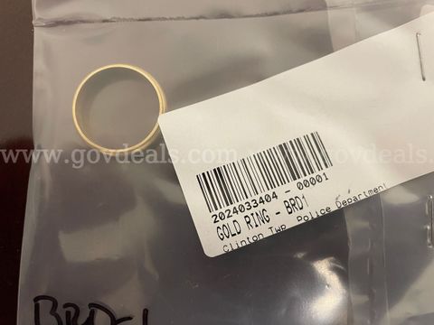 One (1) Gold Band Ring