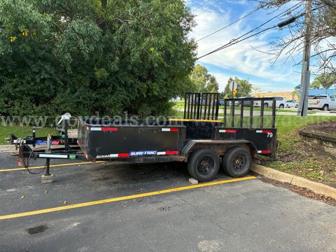 SureTrac 16' high side utility trailer