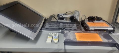 TVs, Toughbook, Dell KVM Switch