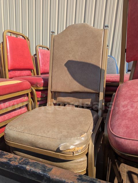 4 Tan chairs