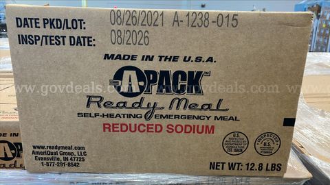 MREs (48 Cases / 12 X Case) - 1 Pallet - New/Unused/Expired