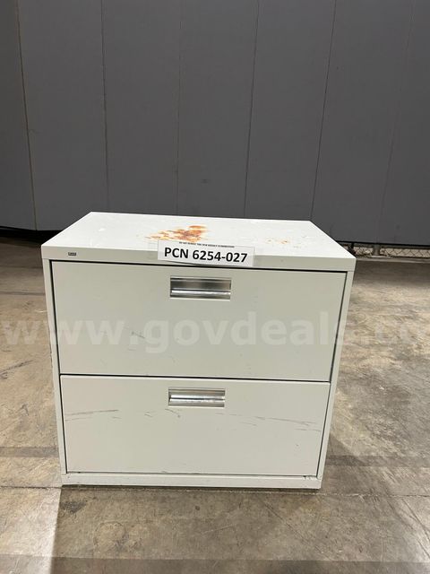 Filing Cabinet, 2-Drawers, Lateral, Metal