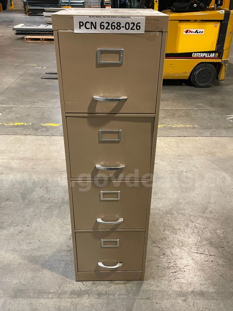 Filing Cabinet, 4-Drawers, Metal