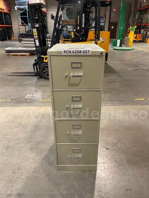 Filing Cabinet, 4-Drawers, Metal