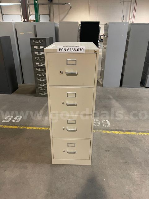 Filing Cabinet, 4-Drawers, Metal