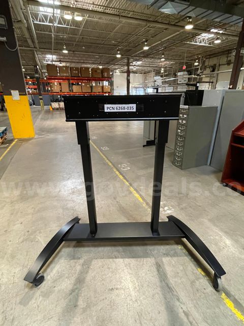 Cart for Flat Screen TVs, with Swivel Wheels, Metal