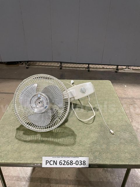Fan, Commercial Wall Mount, 12", 3-Speed, (mounting bracket NOT included)