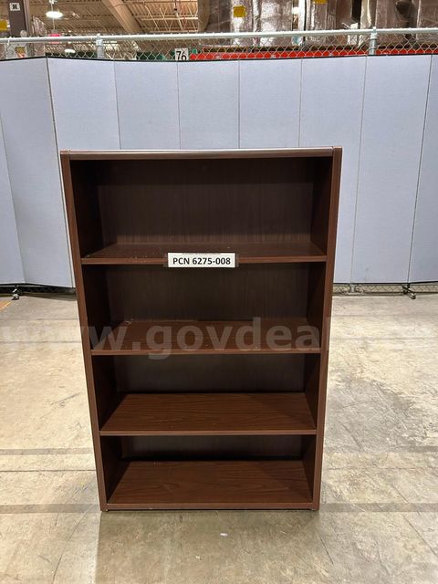 Bookcase, 4-shelf, Wood