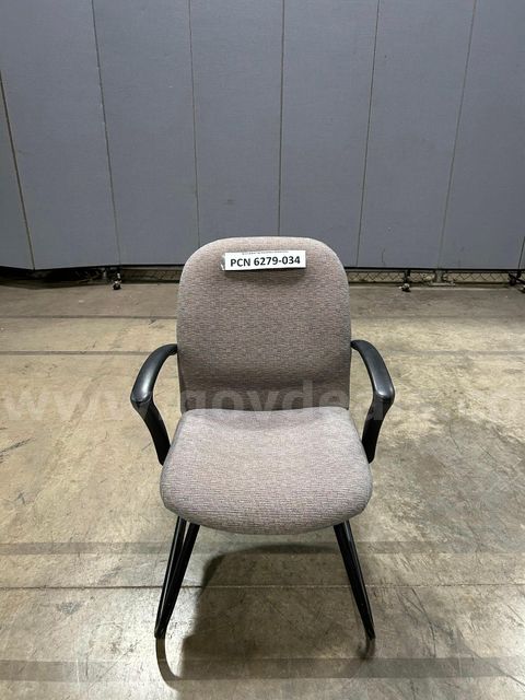 Guest Chair, Grey, Metal Frame