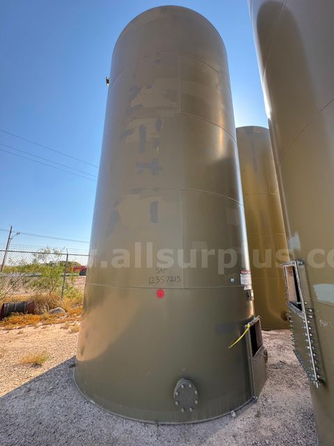Tank, Carbon Steel, 12ft x 25ft, 500BBL, Qty 1