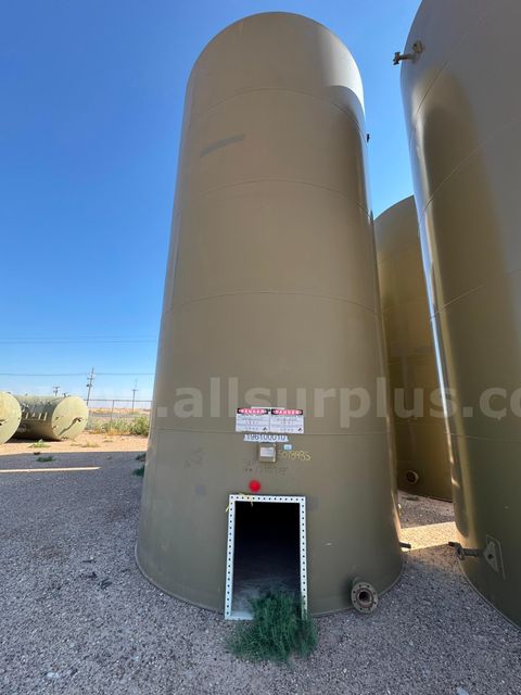 Tank, Carbon Steel, 12ft x 25ft, 500BBL, Qty 1