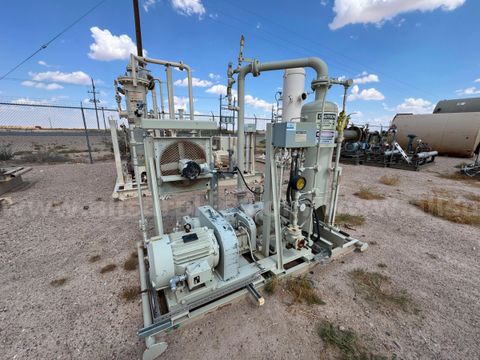 VRU Compressor Package, Hybon 90W, 25HP, With Scrubber & Heat Exchanger, Qty 1