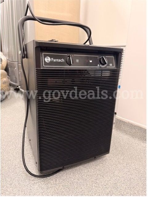 Fantech GD55S 101-Pint Industrial/Lab-Grade Steel Dehumidifier – Laboratory/Vivarium Equipment