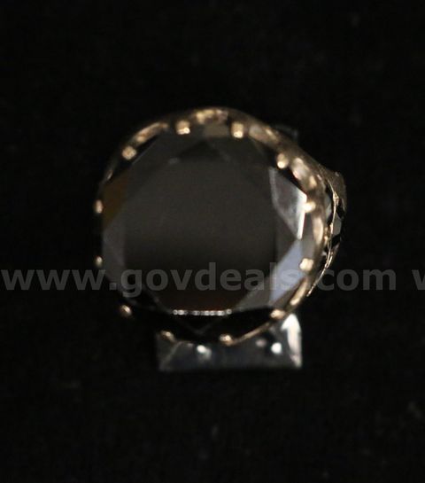 10k Yellow Gold Dome Style Ring with Black Onyx, 18.2 Grams