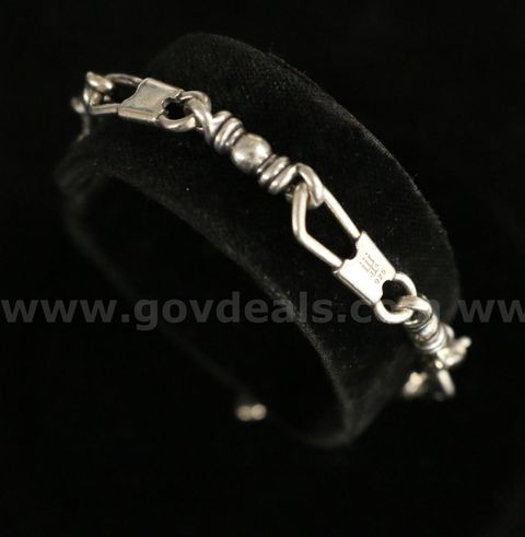 James Avery Sterling Silver Fisherman Of Men Bracelet, 16.2 Grams