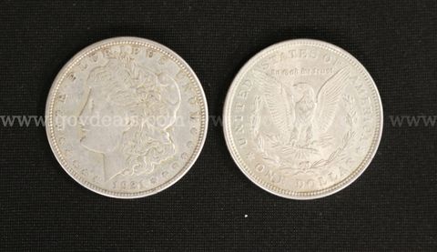 16 Assorted U.S. Silver Morgan Dollar Coins