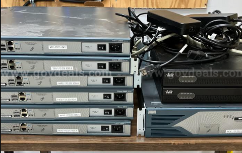 9 Used Older Cisco Switches - all working at time of decomissioning