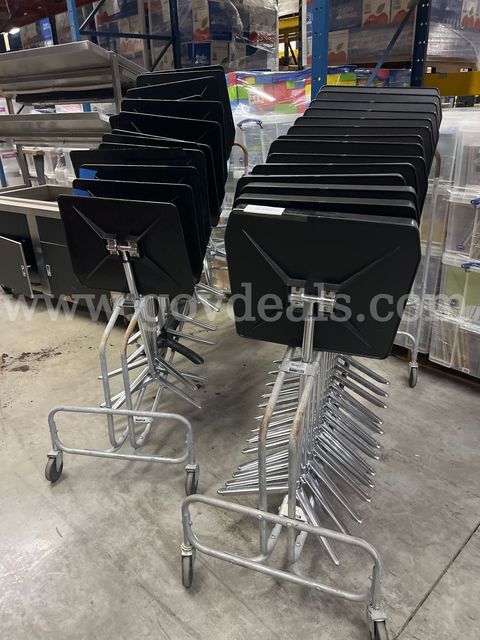 Music Stands with carts - approx 25