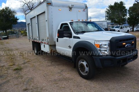 2013 Ford F550 SD Reg. Cab Box/Traffic Control Truck DRW 4x4