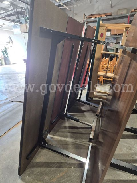 3 Tables 6ft /2.6ft Good Condition Legs Do Not Fold
