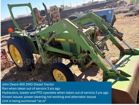 John Deere 950 2WD Diesel Tractor