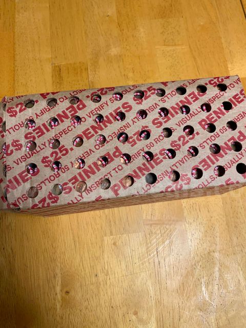 Sealed Case Lot Of 2500 Pennies Penny- Shipping Only - Ma